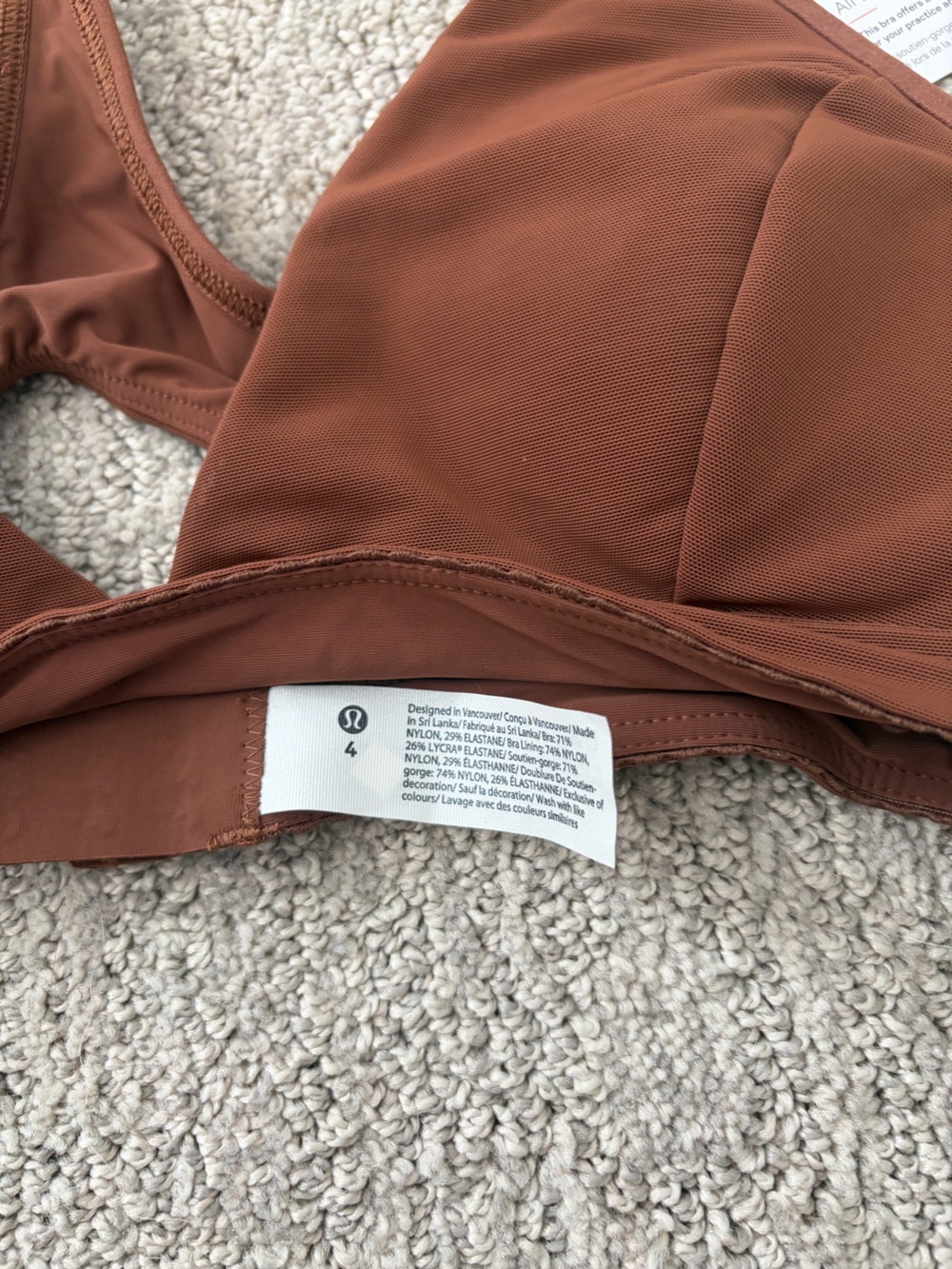 lululemon athletica Brown Racerback Swim Bikini Top - Picture 2 of 3